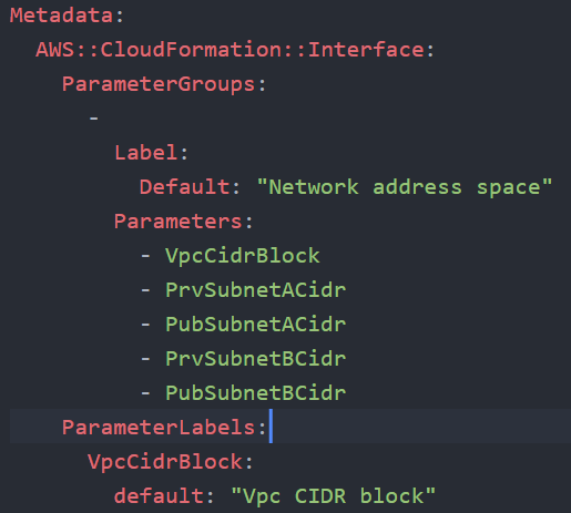 CloudFormation - Metadata