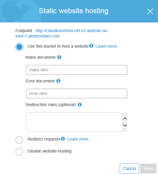S3 Static Website